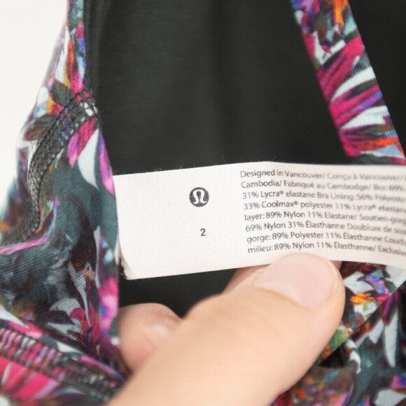 lululemon athletica Multicolor Strappy Sports Bra - Picture 7 of 9